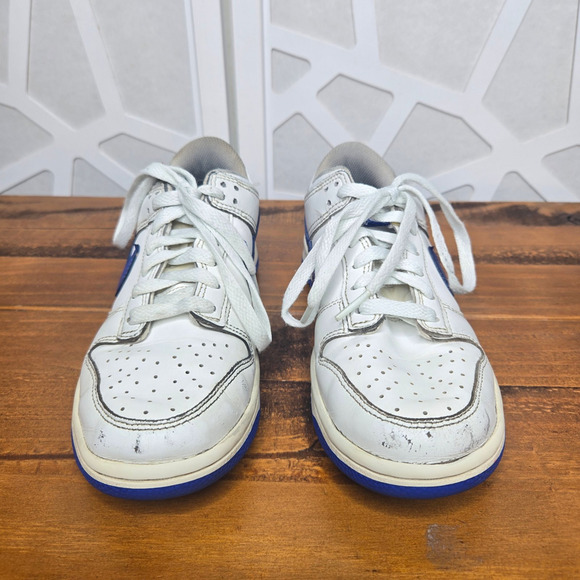 Nike Dunk Low GS Summit Hyper Royal Blue/White Size 4Y Streetwear Varsity Sports - Picture 5 of 7